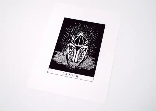 The Tower Tarot Print