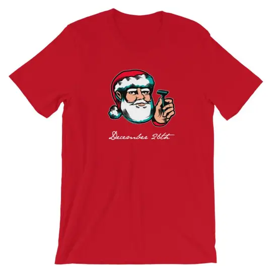 Santa Shaves Short-Sleeve Unisex T-Shirt