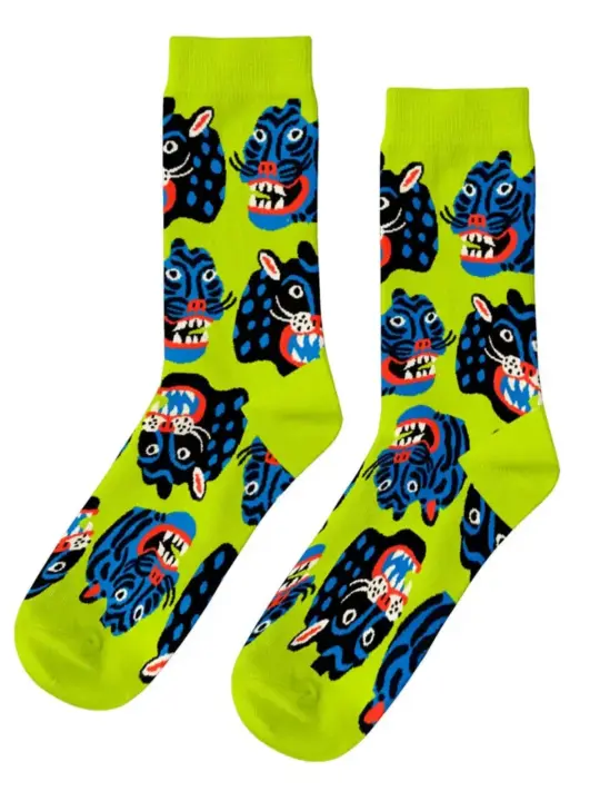 Wild Cats Crew Socks - Small