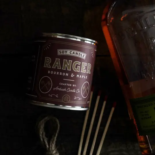 Ranger | Bourbon + Maple 8oz Soy Candle