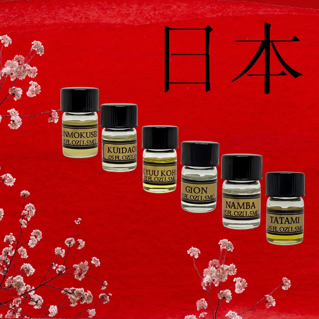 Perfume Oil Sample Pack - Japan Collection (6 Scents)
