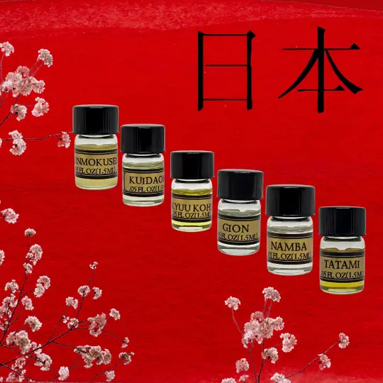 Perfume Oil Sample Pack - Japan Collection (6 Scents)