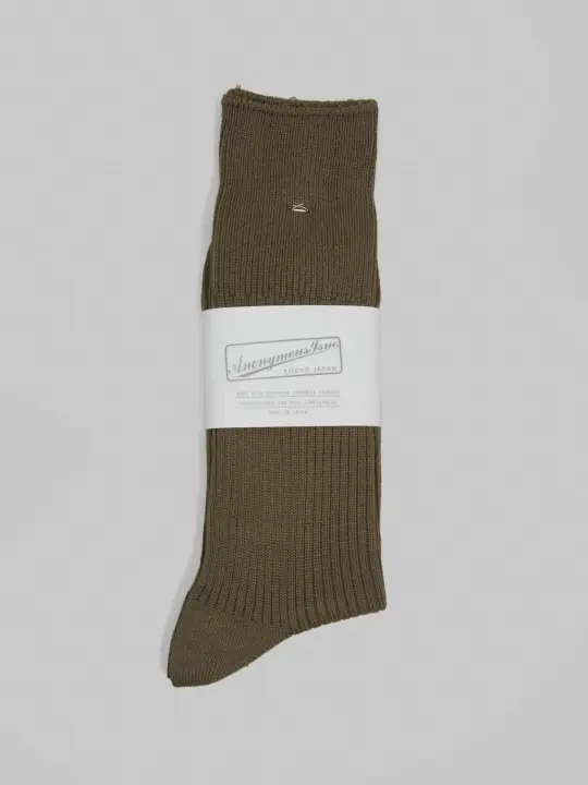Anonymous Ism Brilliant Crew Socks Khaki