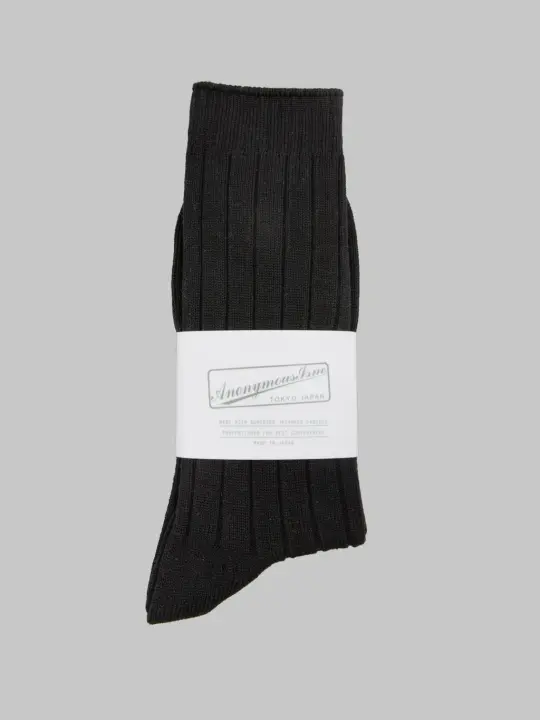Anonymous Ism Bold Rib Crew Black