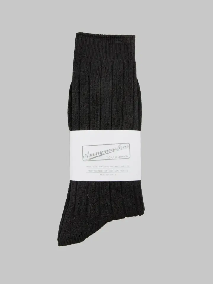 Anonymous Ism Bold Rib Crew Black