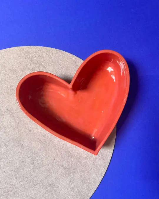 Dog Bowl Heart