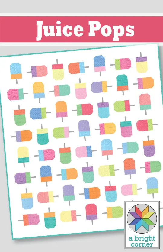 Juice Pops quilt pattern - PAPER pattern