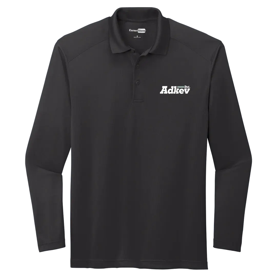 Adkev CS418LS CornerStone Lightweight Long Sleeve Polo