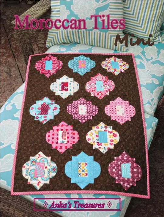 Mini Moroccan Tiles (paper pattern)
