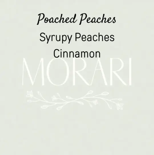 Poached Peaches
