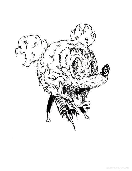 Print "Zombie Mickey"