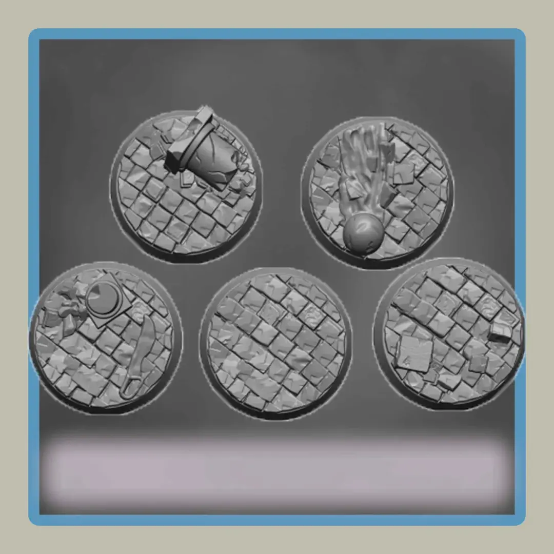 Cobblestone Bases 5 Pack