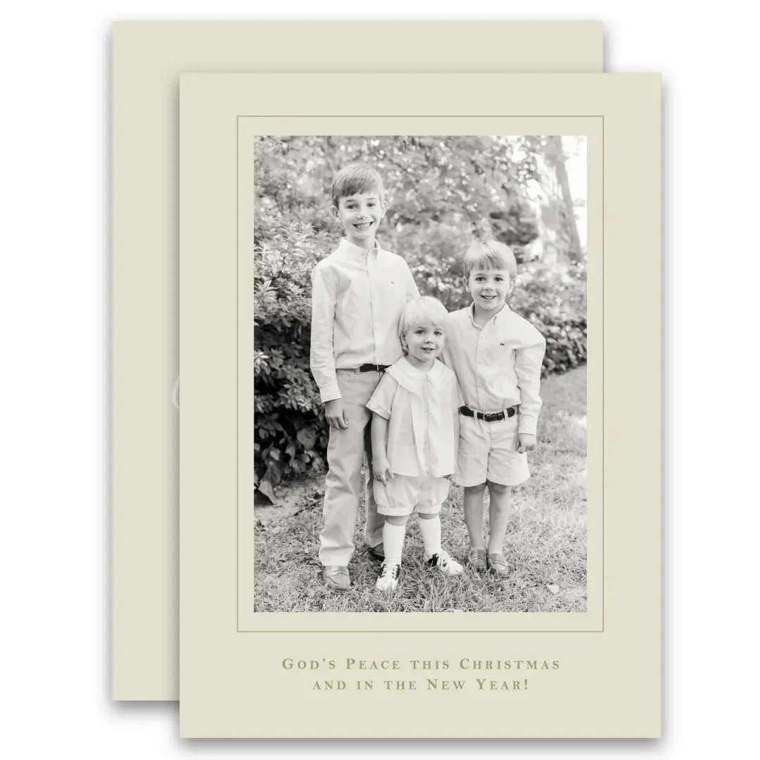 God's Peace Holiday Card