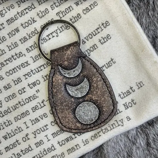 Key Fob | Tooled Moon Phases #1
