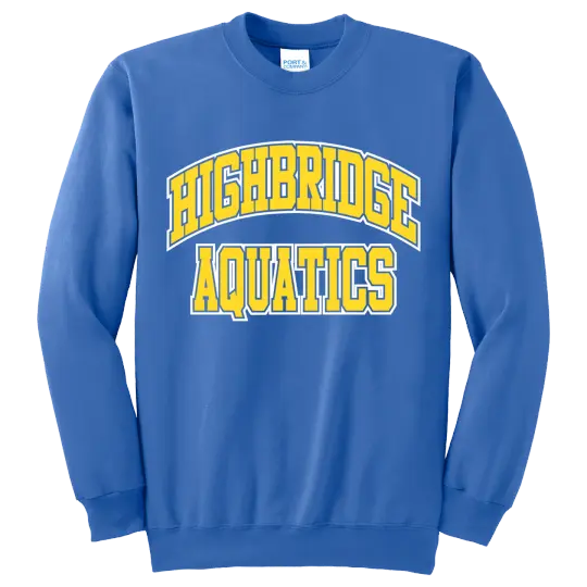 HBAQ PC78 Port & Co Adult Crewneck Sweatshirt