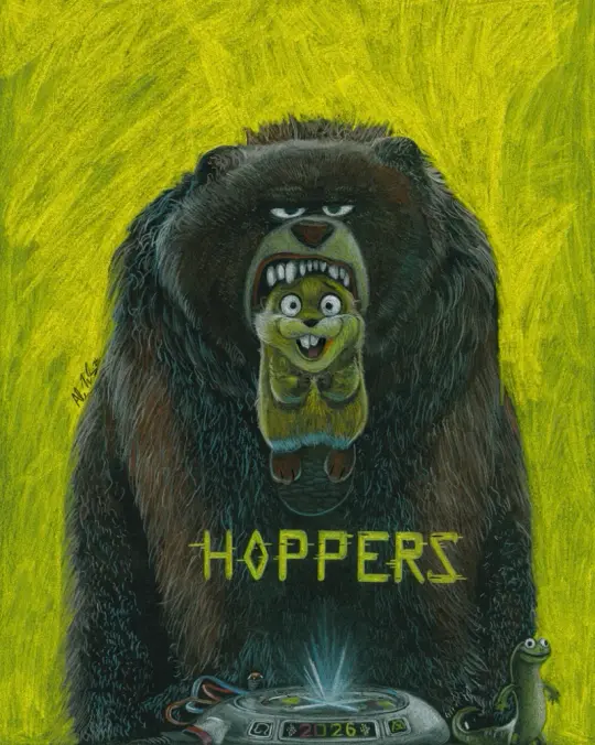 “Human. Nature.” HOPPERS Art Print