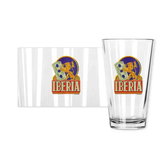 IBERIA Pint Glass | Collectible | Made in the USA