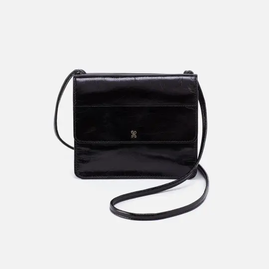 Jill Wallet Crossbody (Black)