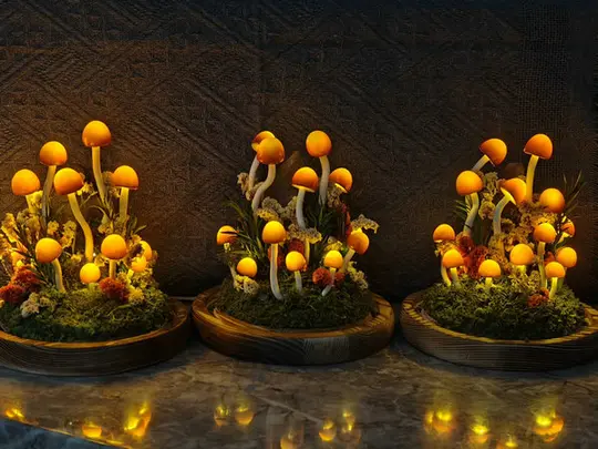 mushroom lamp