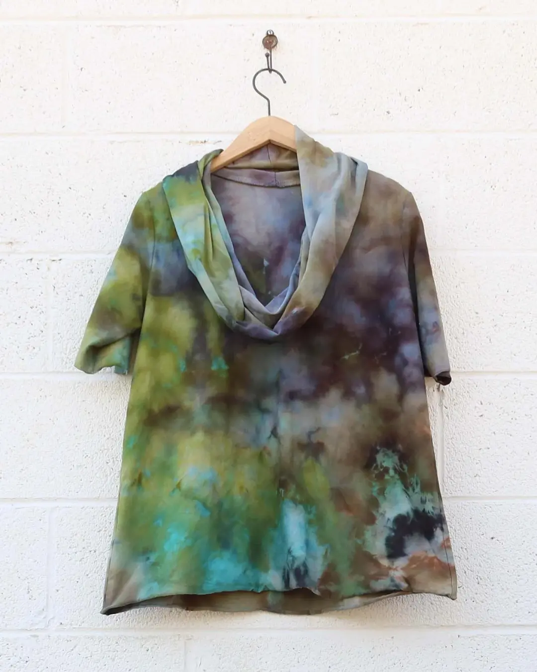 OOAK - Nomad Ojai Shirt  / M / Stretch Cotton / Ice Dye (331)
