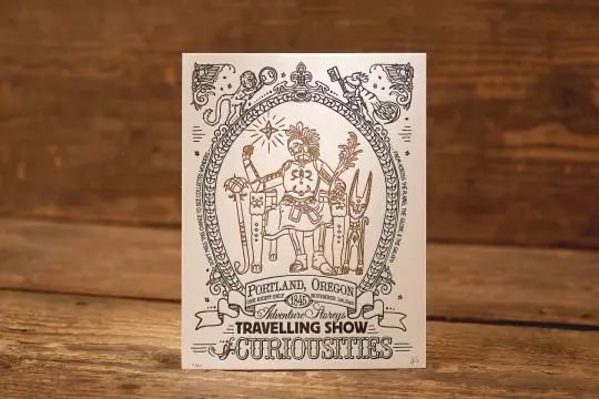 Ancient Treasure - Limited Edition Letterpress Print (8.5 x 11")