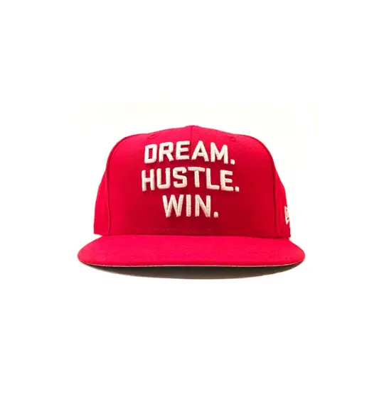 2520 X NEW ERA DREAM. HUSTLE. WIN. 9FIFTY SNAPBACK - SCARLET