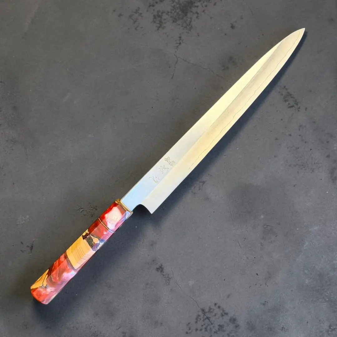 Hatsukokoro Nakagawa Silver #3 Sujihiki 270mm – Prisma Handle