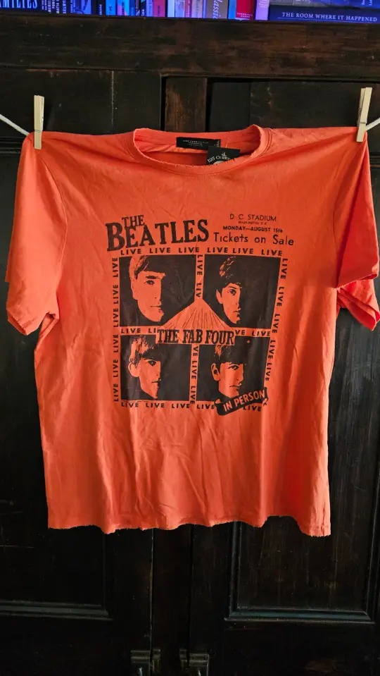 Beatles Junk food the fab four t-shirt. XL