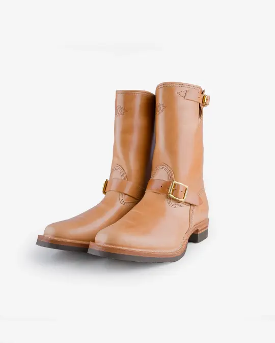 Wesco® - 10" Horsehide Engineer Boot - Natural. The "Mister Lou"