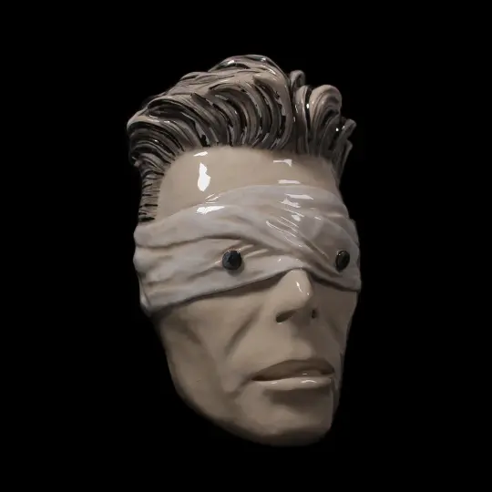 'The Blind Prophet'  Painted Ceramic Sculpture (Pre-Order)