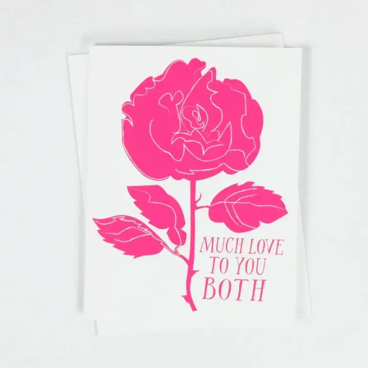 Much Love to You Both Card