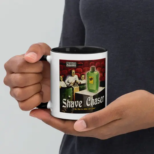 Shave Chaser Classic Diner Style Coffee Mug with Color Inside! | Choose From 2