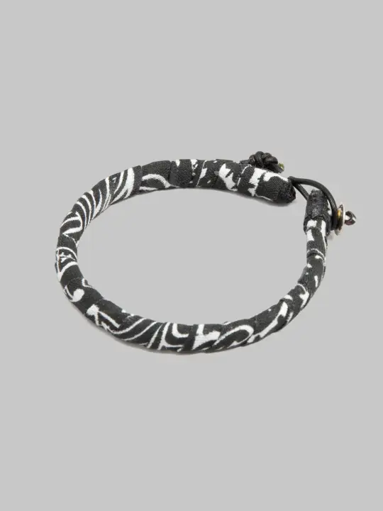 Mikia Bandana Bracelet Black