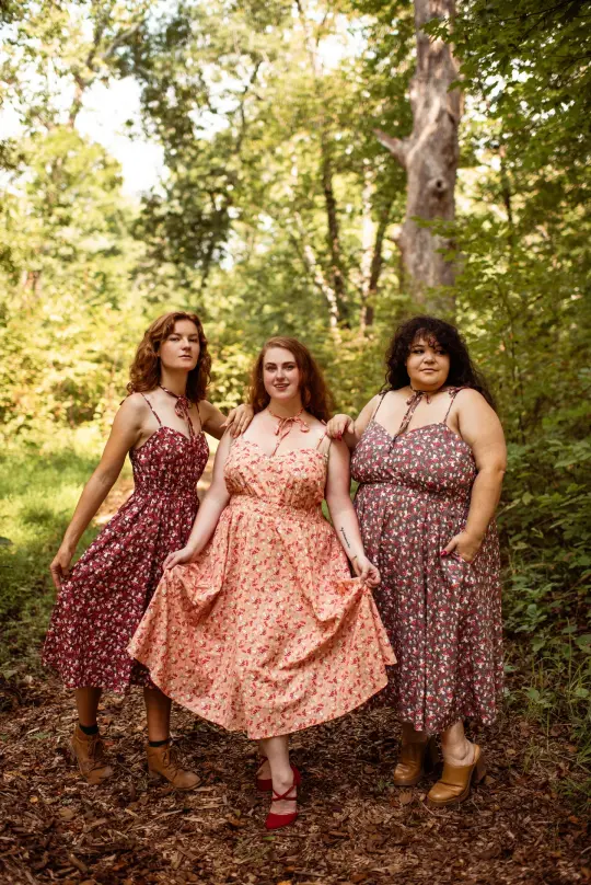Mushroom Picnic Dress