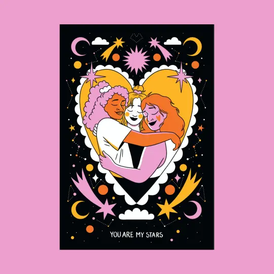Carte postale - You are my stars