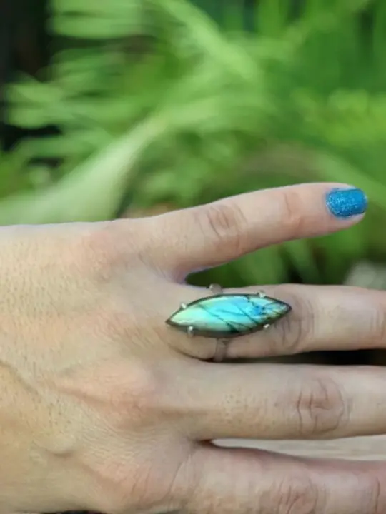 Labradorite Handmade Silver Ring