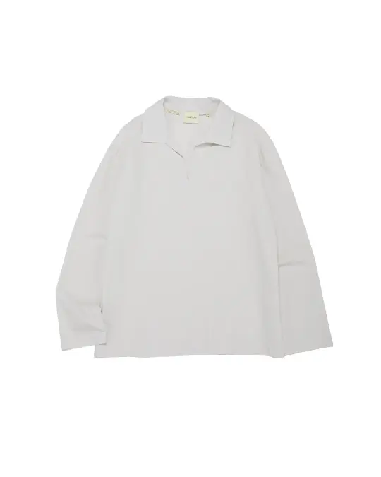 De Bonne Facture Vareuse Organic Cotton Mineral White