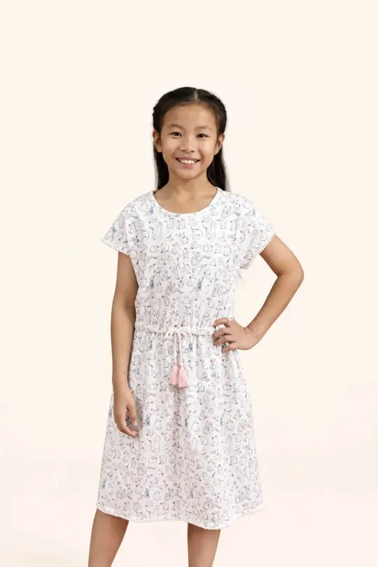 Hayley Dress - Zodiac Mahjong