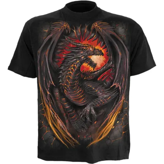 DRAGON FURNACE - T-Shirt Black