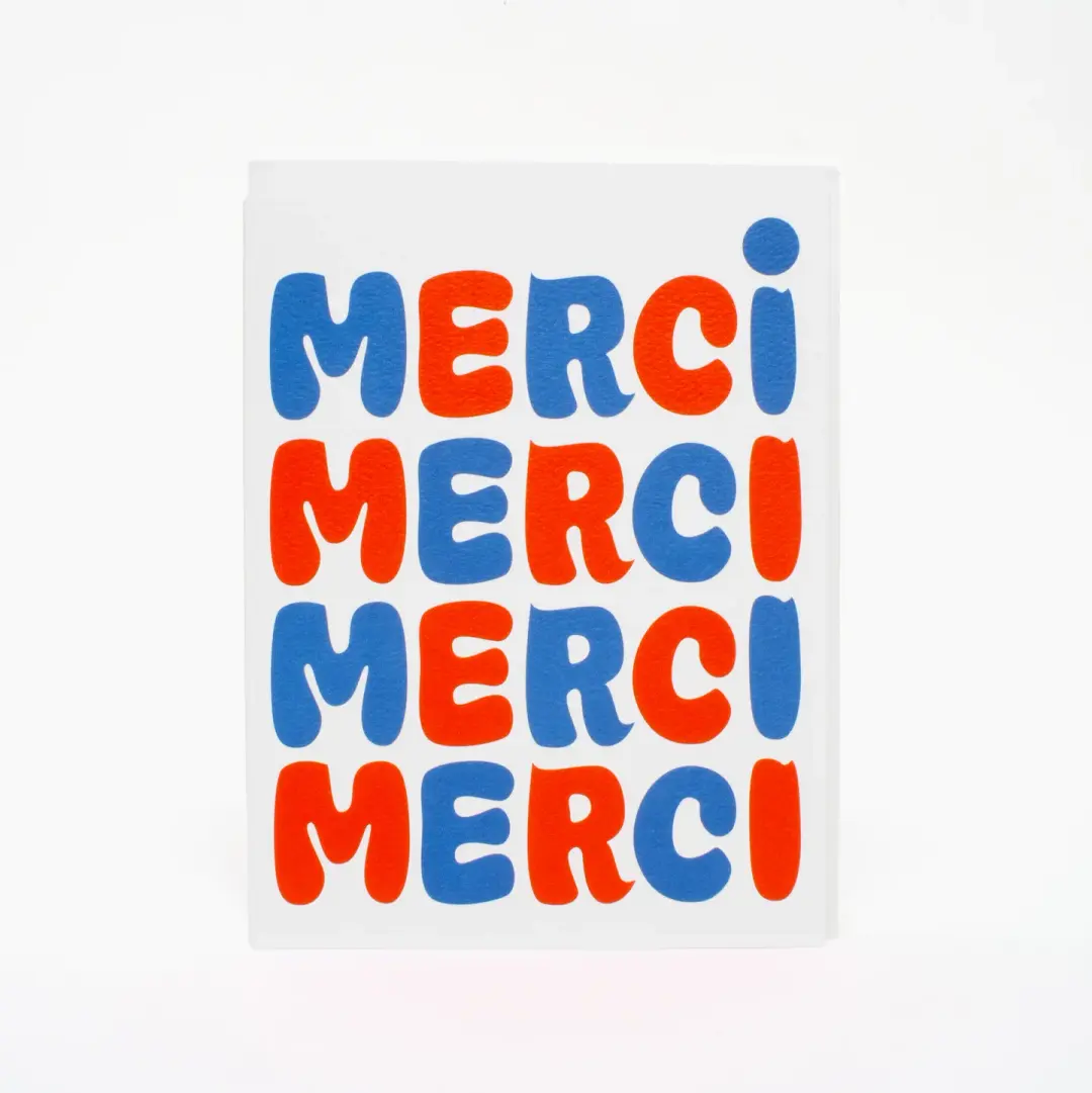 Bubble Merci Card