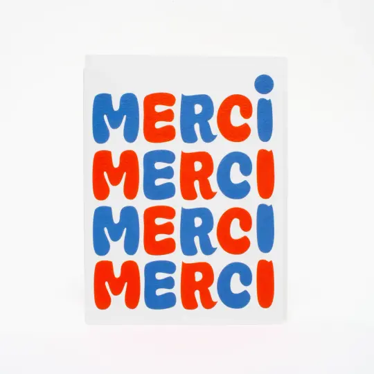Bubble Merci Card