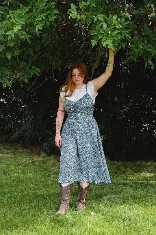 Grace Sundress in Bella Blue-Small