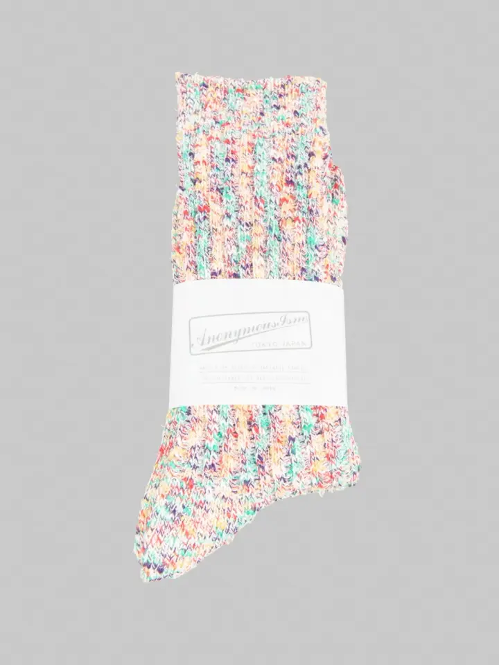 Anonymous Ism Homespan Art Yarn Crew Socks Multi