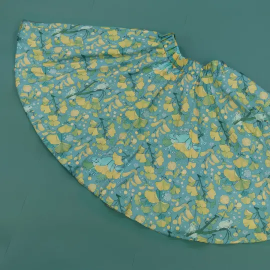 OLD SIZING [MINI SKIRT] Frog & Ginkgo