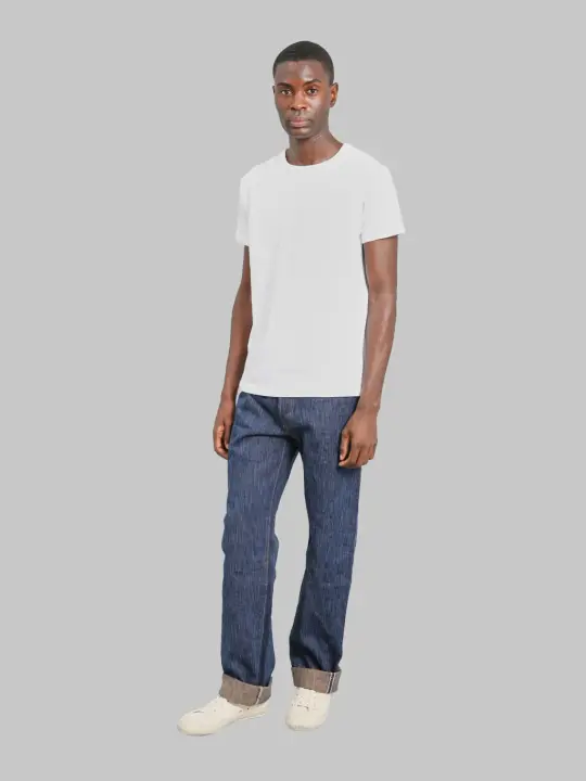 Studio D'Artisan D1905 15oz "Awa Sho-Ai Kakishibu" Regular Straight Jeans