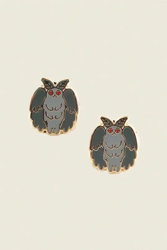 Mothman Earrings