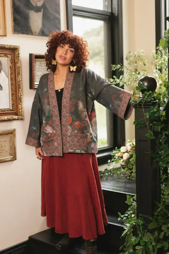 Flight of Fancy Cottage Cardigan