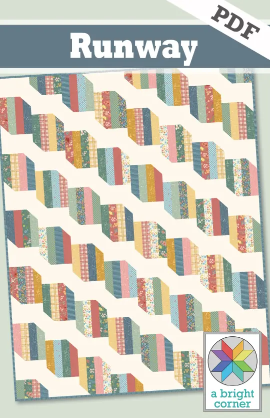 Runway quilt pattern - PDF version
