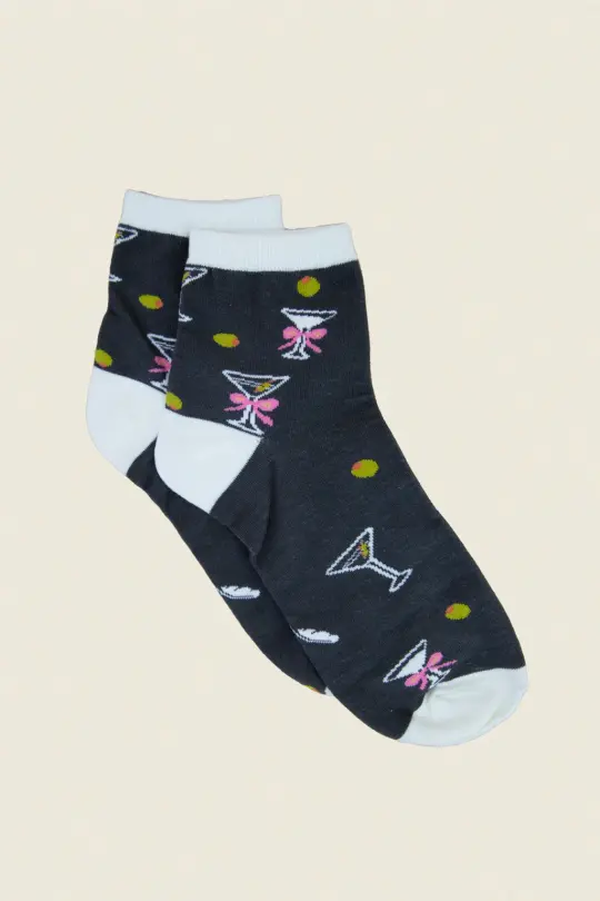 Cheers To You Martini Socks