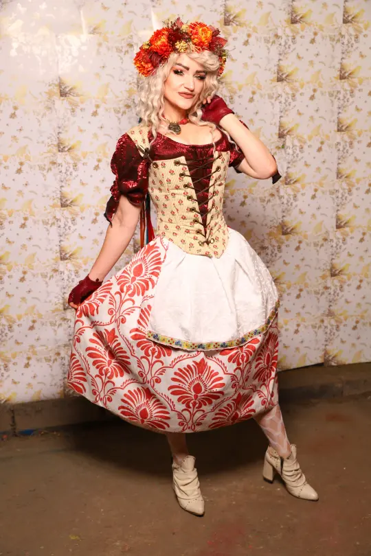 Hobbit Tulip Skirt + Apron ONLY in Painted Alpine - Oktoberfest Sets Collection